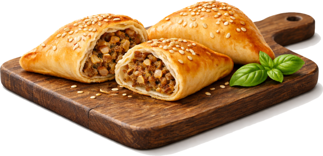 Rose Gourmet Beef Burekas