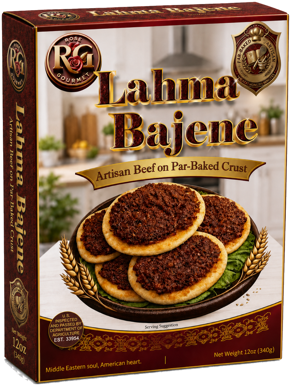 Rose Gourmet Lahma Bajene